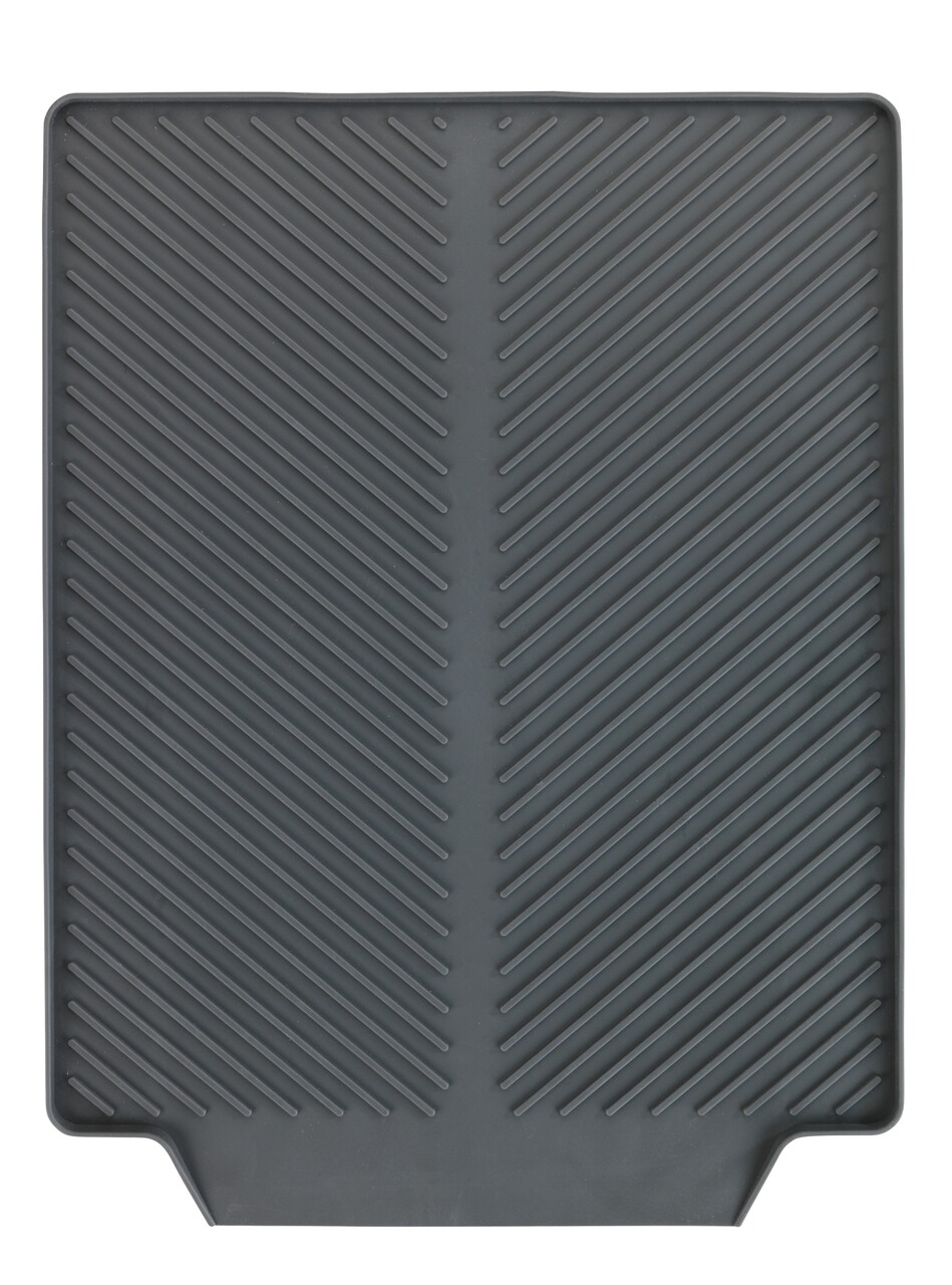 Scurgator pahare/vase, Wenko, Linea Grey, 40 x 3 x 30 cm, termoplastic, gri - imagine 7